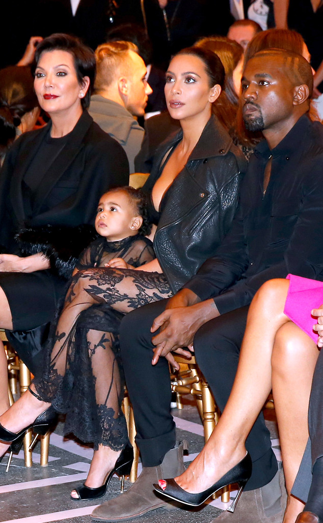 Kris Jenner, Kim Kardashian, Kanye West, North West Kris Jenner, Kim Kardashian, Kanye West, North West